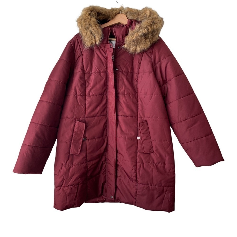 ASOS (Junarose) Faux fur trim parka NWT - Picture 17 of 17